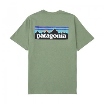 T-Shirt Randonnée Homme Patagonia P-6 Logo Responsibili-Tee - montisport.fr