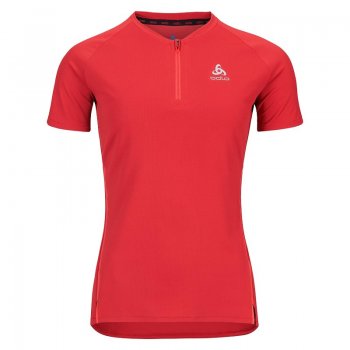 T-Shirt Running / Trail Femme Odlo ½ zip X-Alp - montisport.fr
