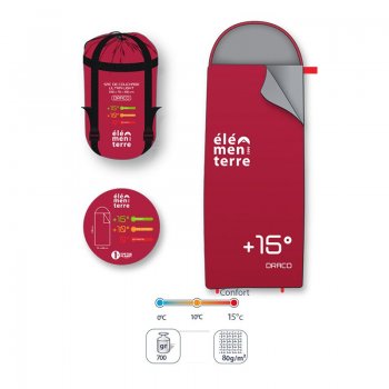 Sac de Couchage Randonnée Elementerre Draco - montisport.fr