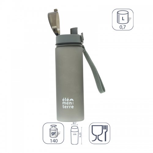 Gourde Randonnée Elementerre Ura 700ml - montisport.fr