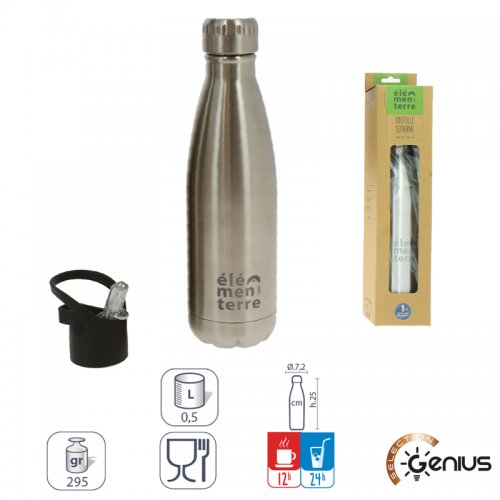 Gourde Randonnée Elementerre Kaktus 500ml - montisport.fr