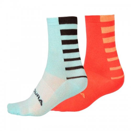 Chaussettes Vélo Femme Endura Coolmax Stripe