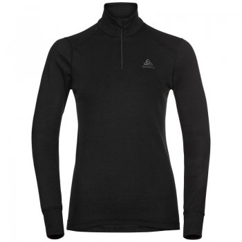 T-Shirt Ski Femme Odlo 1/2 Zip Active Warm Eco - montisport.fr