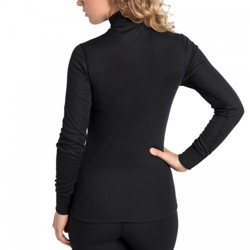 T-Shirt Ski Femme Odlo 1/2 Zip Active Warm Eco - montisport.fr