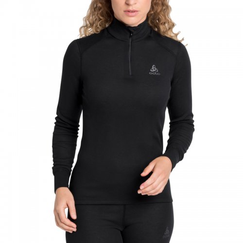 T-Shirt Ski Femme Odlo 1/2 Zip Active Warm Eco - montisport.fr