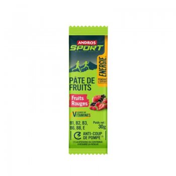 Pâte de Fruit Running / Trail Andros Fruits Rouge - montisport.fr