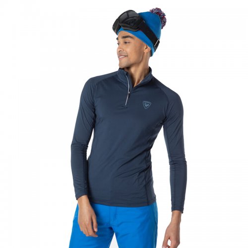 Première Couche Ski Homme Rossignol Classique 1/2 Zip - montisport.fr