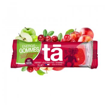 Gomme Energétique TA Energy Cranberry Pomme Cafeine - montisport.fr