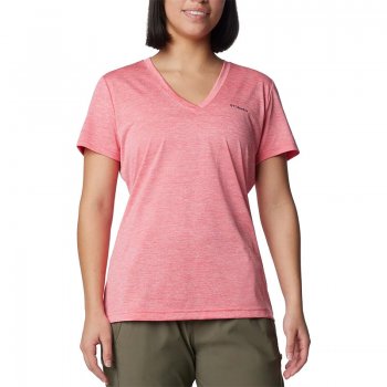 T-Shirt Randonnée Femme Columbia Hike SS V Neck - montisport.fr