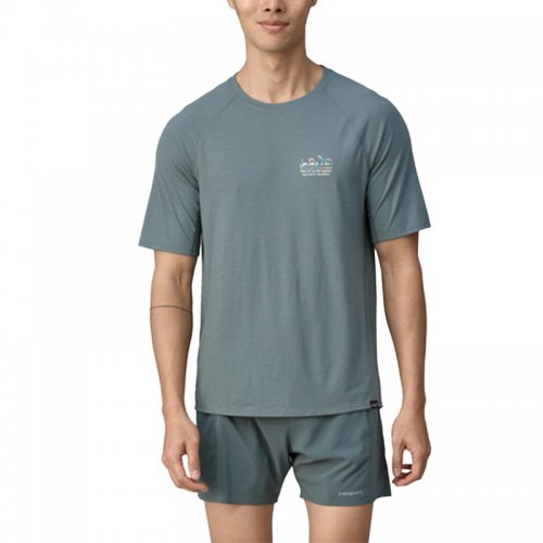 T-Shirt Randonnée Homme Patagonia Capilene Cool Trail Graphic - montisport.fr