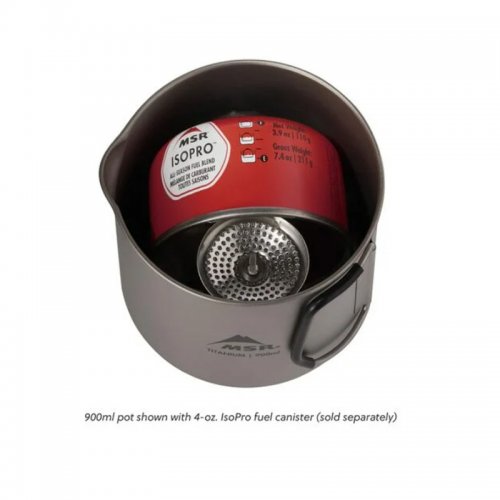 Bouilloire Randonnée MSR Titan Kettle 900ml - montisport.fr