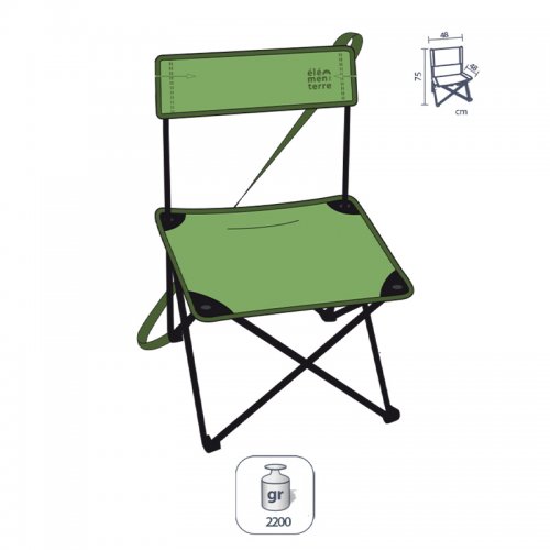 Fauteuil Camping Elementerre Pliable - montisport.fr