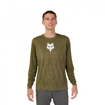 Maillot Vélo Homme Fox Ranger TruDri LS - montisport.fr