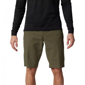 Short Vélo Homme Fox Ranger Olive + Doublure - montisport.fr
