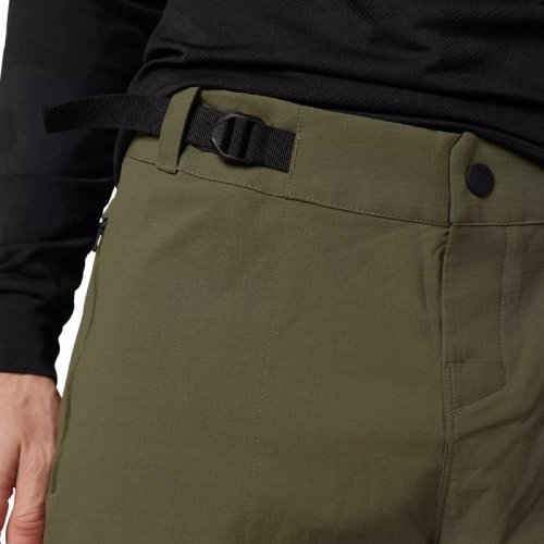 Short Vélo Homme Fox Ranger Olive + Doublure - montisport.fr
