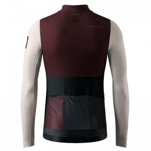 Maillot Vélo Homme ML Gobik Hyder Merlot - montisport.fr