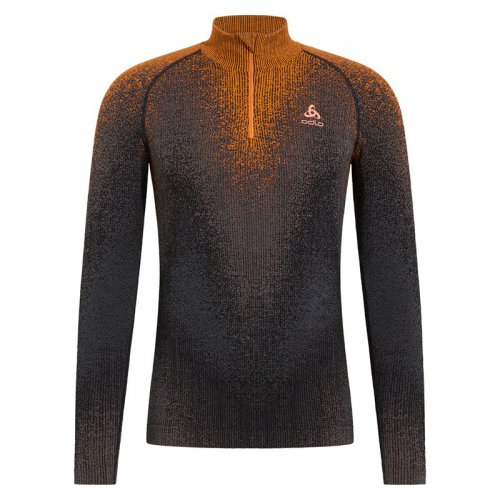 Haut Technique Ski Homme Odlo ½ Zip Blackcomb - montisport.fr