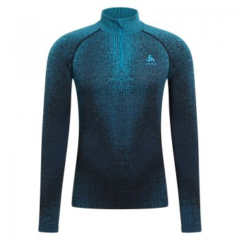 Haut Technique Ski Homme Odlo ½ Zip Blackcomb - montisport.fr