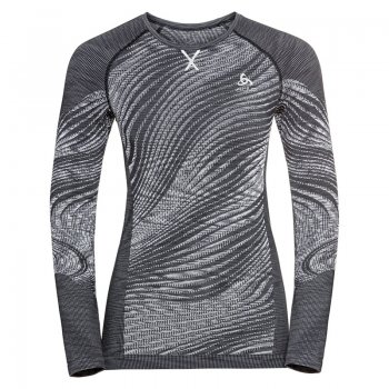 T-Shirt Femme Odlo ML Blackcomb Eco - montisport.fr