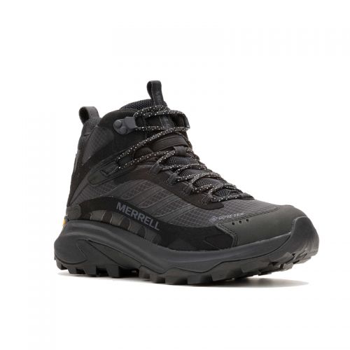 Chaussures Randonnée Homme Merrell Moab Speed 2 Mid GTX - montisport.fr